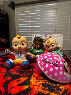 Cocomelon Toy Bundle + Minnie Helmet