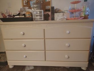 White dresser