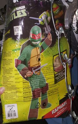 Teenage Mutant Ninja Turtles Raphael Dress Girls' Costume, Small (4-6)