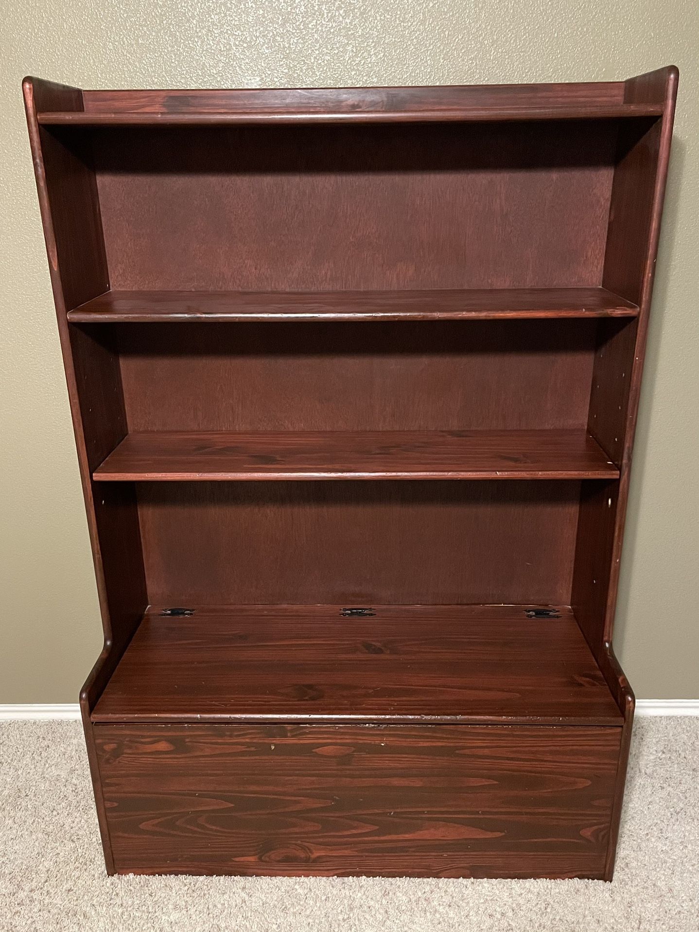 Bookshelf/Toy Box Combo