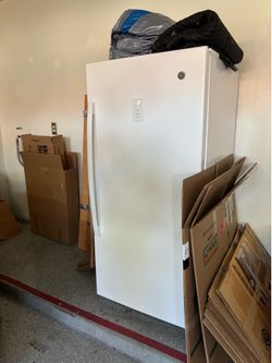 GE  14.1 Cu. Ft. Frost-Free Garage Ready Upright Freezer