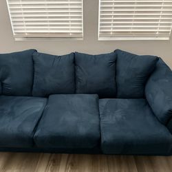 Blue couch