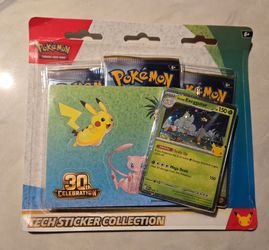 Pokemon 30th Tech Sticker Collection