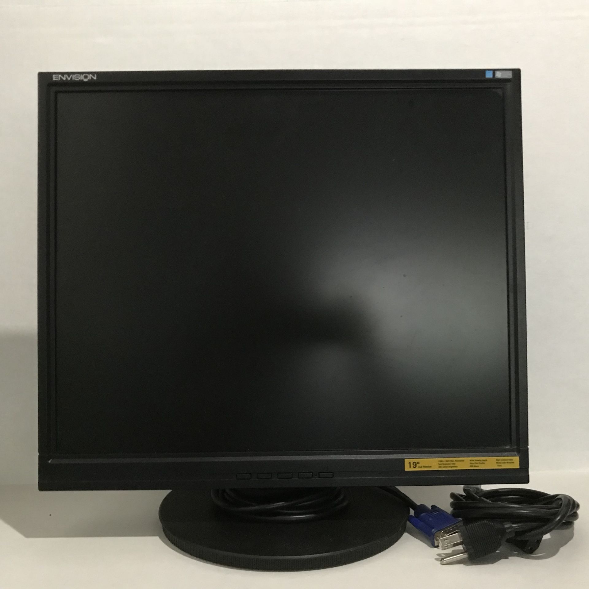 ENVISION 19-inch 1280X1024 Black LCD