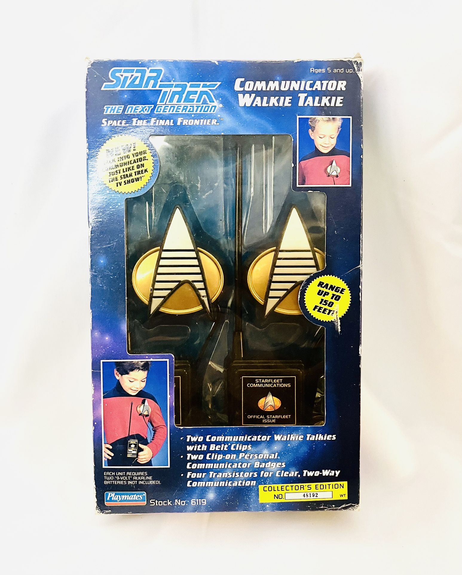 Two Star trek communicator walkie 2024 talkies