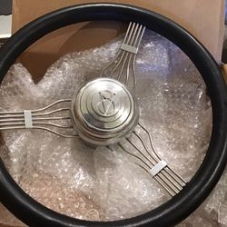 Steering Wheel Ford Leather Banjo Style