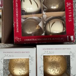 8 New glass ornaments, all for $10