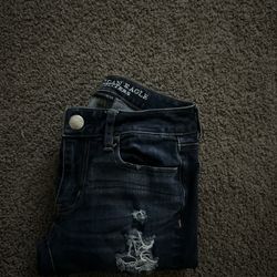 Dark american eagle skinny jeans 