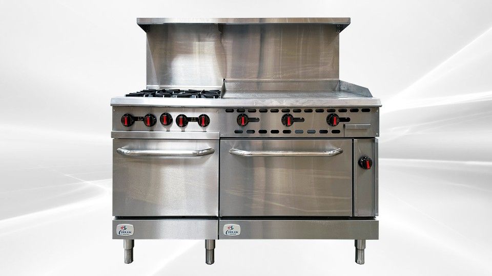 Commercial Multipurpose Propane gas oven range NSF CD R4 36G