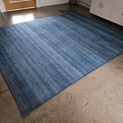 Huggable Ocean Blue Rug + Cushion