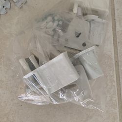 10 PCs Rod Shelf Mount