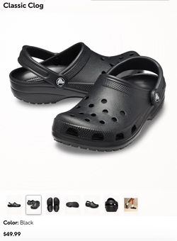 Classic Clog Crocs Classic Black Crocs Size US M6/w8 New