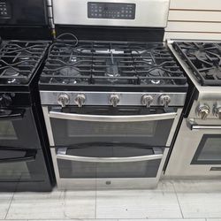 Ge Gas stove 5 Burner 30 inches Double Oven
