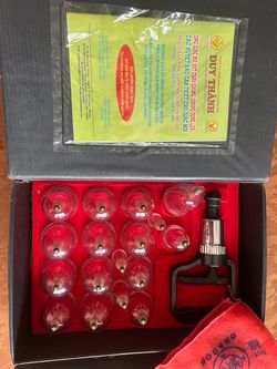 Dragon Vietnamese Cupping Therapy Set 17 Glass Cups