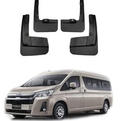 Car Mud Flaps For Toyota Hiac 2019-2024 Front Rear Mudguards Fender Heavy Duty Mudflaps Accessories 