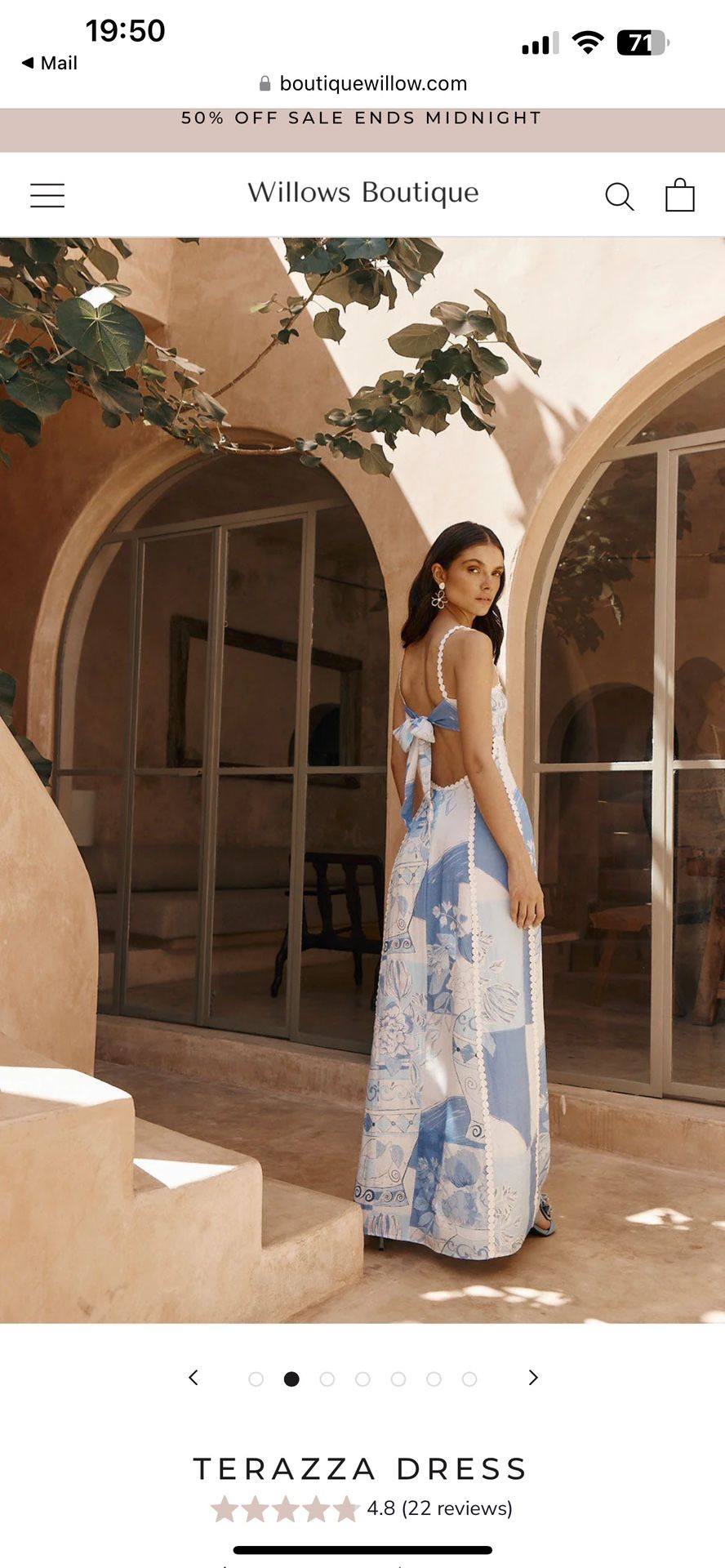 Blue And White Dress 