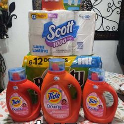 NEW TIDE DOWN BOUNTY SCOTT PAPER TOILET And More.price Firm