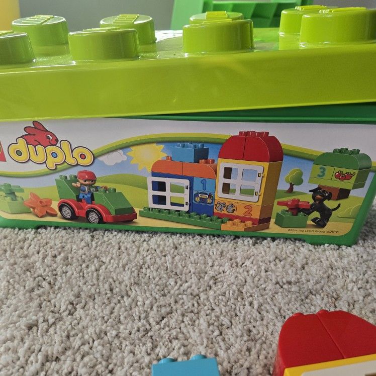Lego Duplo Complete Set With Bin