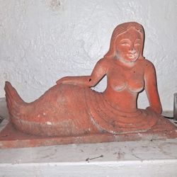 Stone Cement Mermaid Statue