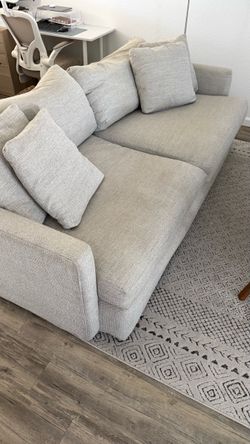 Crate&Barrel 93” Lounge Deep Sofa