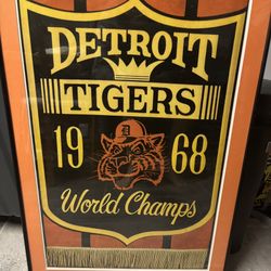 1968 Detroit Tigers World Champs Banner