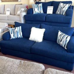 🇺🇸HUGE Blowout Furniture Sale!🇺🇸 Brand New Sofa Loveseat SET W/ Accent Pillows Included! $50 Down Takes It Home Today! 