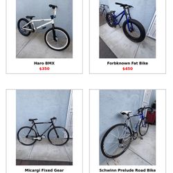 Bikes For Sale 