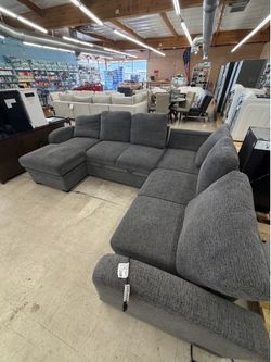 Aria coddle sectional with sofa bed