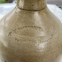 Taunton Massachusetts Stoneware Jug