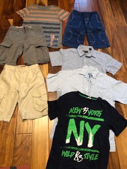 Bundle of clothes size  8 big boy . All clothes excellent condition