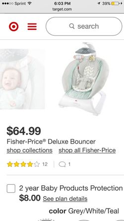 Fisher price bouncer