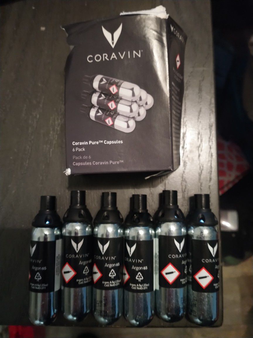 Coravin Pure Argon Capsules 