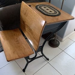 Antique School Desk