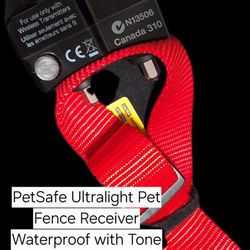 PetSafe Ultralight Pet Fence Receiver Waterproof with Tone and Static Correction Dog Collar