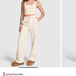 PINK Wide Leg Sweatpants