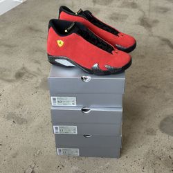 Jordan 14 Retro - Ferrari - Men’s 10.5 ,11