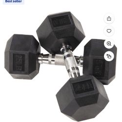 25 Lbs Dumbbells Set 