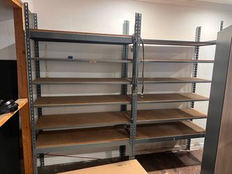 Heavy-Duty 6 Tier Shelving W48 -D18 -H84