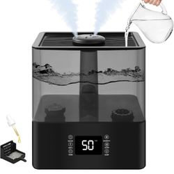Humidifiers For Bedroom, Ultrasonic Cool Mist Humidifiers For Home Baby Nursery & Plants
