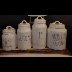 Rae Dunn Spanish Canisters 