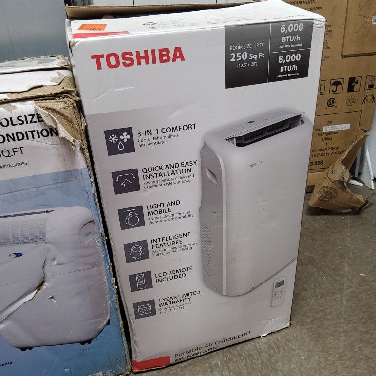 toshiba portable air conditioner constant fan
