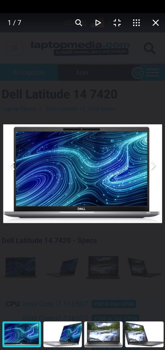 Dell Latitude 7420 & Dell Dock WD 19TB