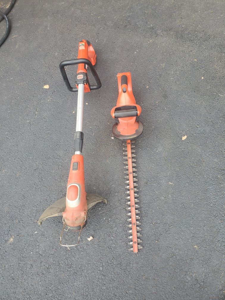 ** pending pickup** Free - Weedwacker and hedge clippers