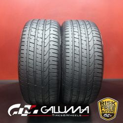 Set of 2 Tires LikeNEW Pirelli P Zero (N0) 245/35ZR20 245/35/20 No Patch #92164