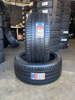 255/40/20 Michelin Pilot sport - FOR TESLAS - 2 Tires installed and balanced