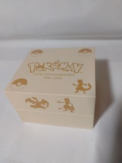 30th Anniversary Pokemon commemorative whiskey glass box only