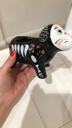 Day of the dead dog pot