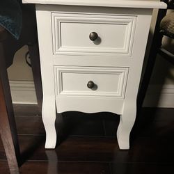 2 Drawer Cabinet, Nightstand New 