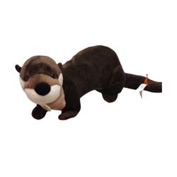 Wild Republic Cuddlekins Eco River Otter, Stuffed Animal 15.5" Plush Toy.