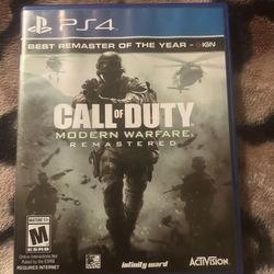 Call of duty 4 remastered 